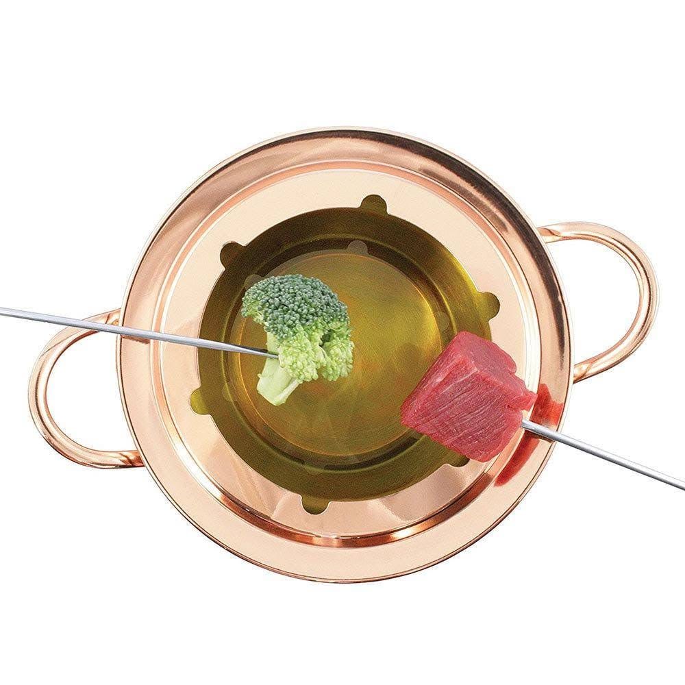 Swissmar Fondue Set Swissmar Biel 11pc Copper Fondue Set