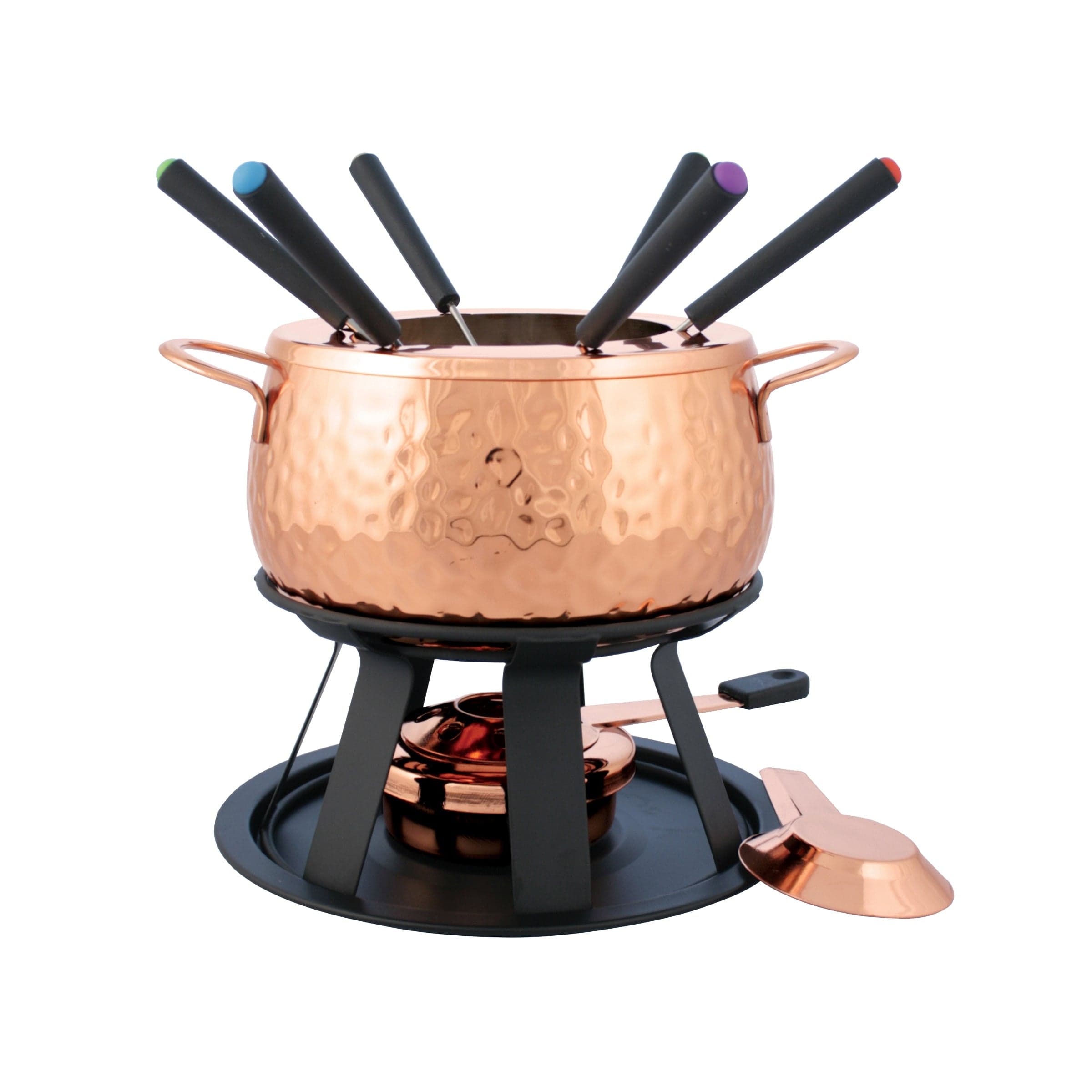 Swissmar Fondue Set Swissmar Biel 11pc Copper Fondue Set