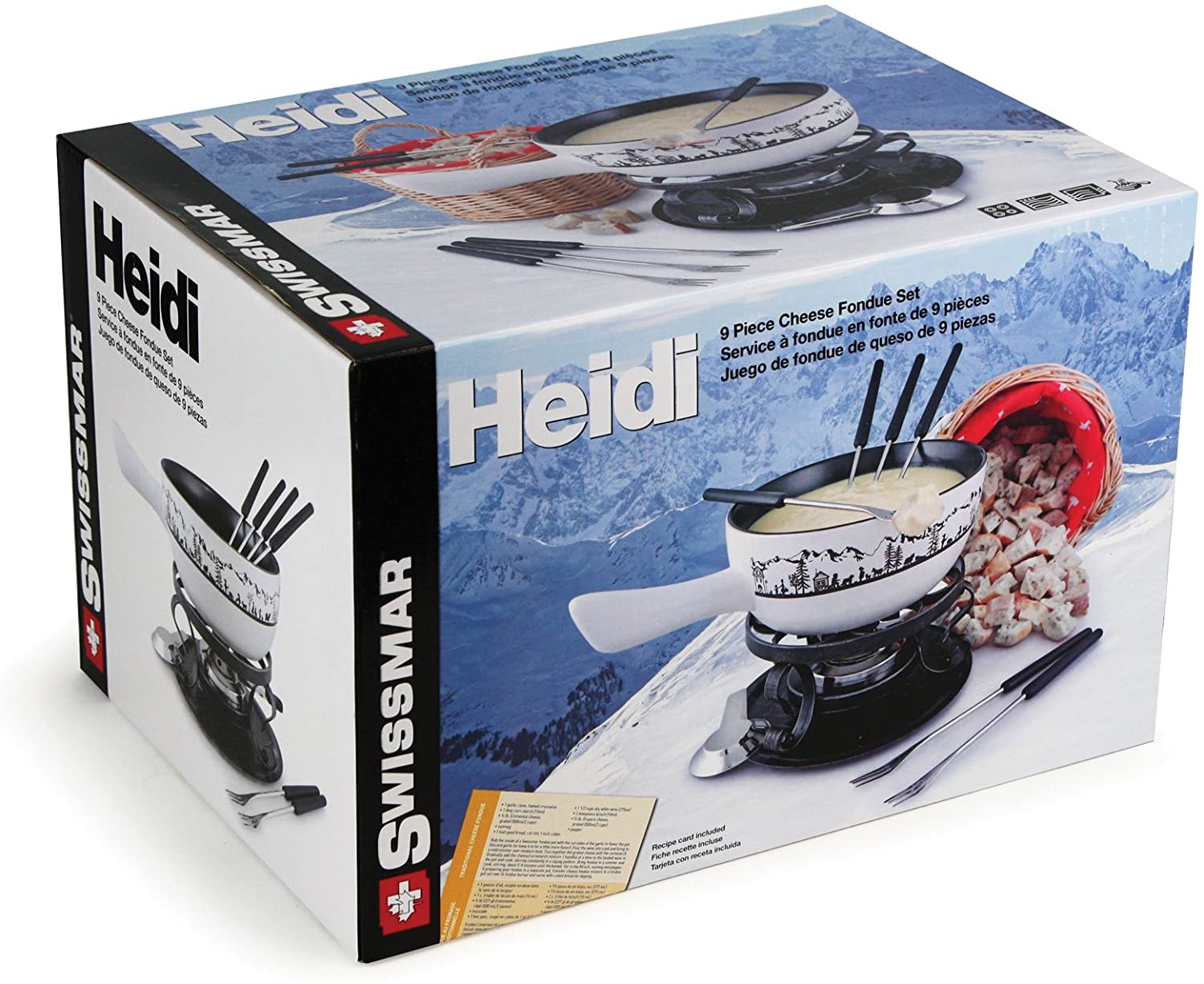 Swissmar Fondue Set Swissmar Heidi 9 Pc Ceramic Fondue Set