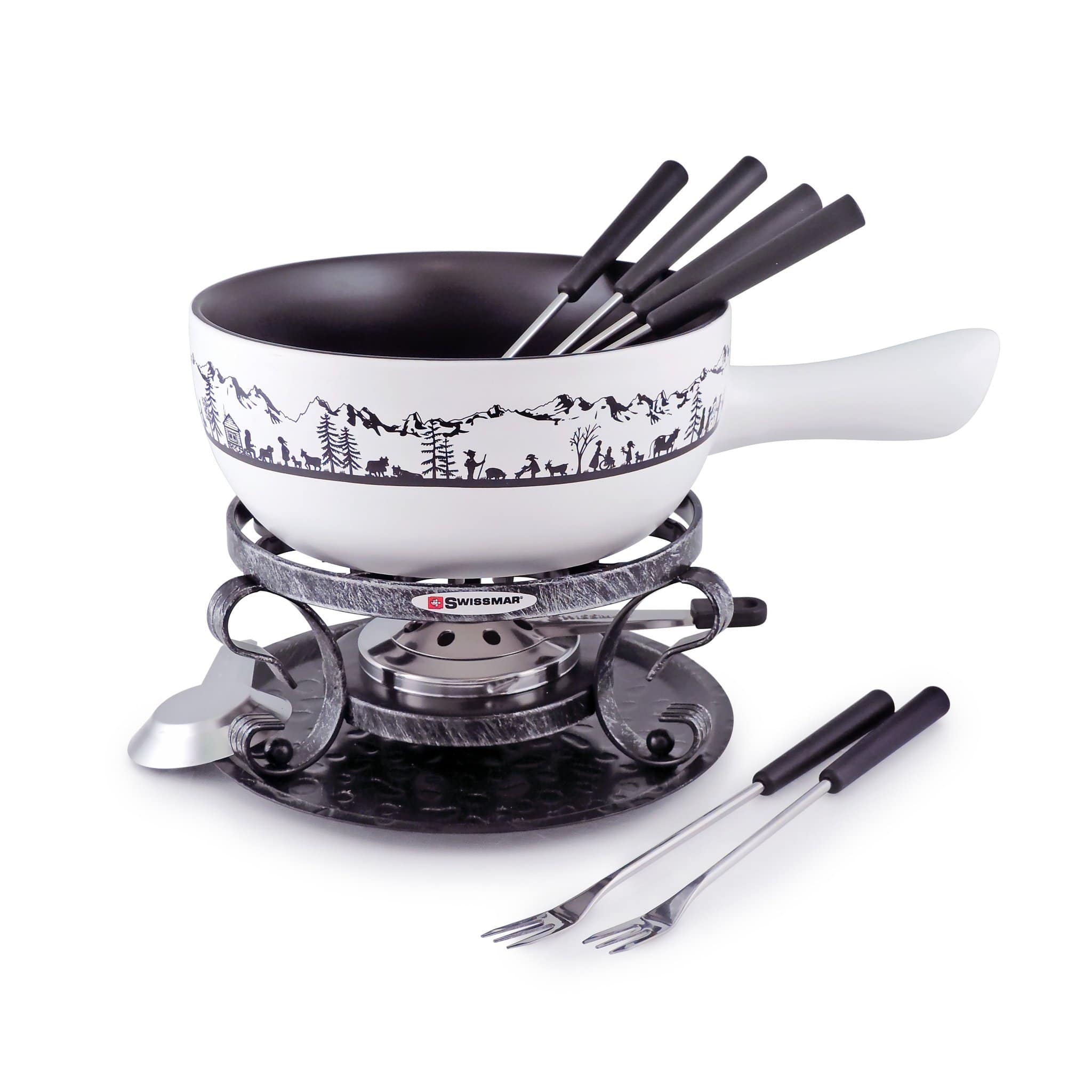 Swissmar Fondue Set Swissmar Heidi 9 Pc Ceramic Fondue Set