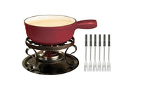 Swissmar Fondue Set Swissmar Lugano Cast Iron 9pc Fondue Set