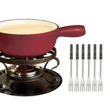 Swissmar Fondue Set Swissmar Lugano Cast Iron 9pc Fondue Set