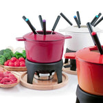 Swissmar Fondue Set Swissmar Sierra 11pc Fondue Set Cherry Red