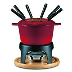 Swissmar Fondue Set Swissmar Sierra 11pc Fondue Set Cherry Red