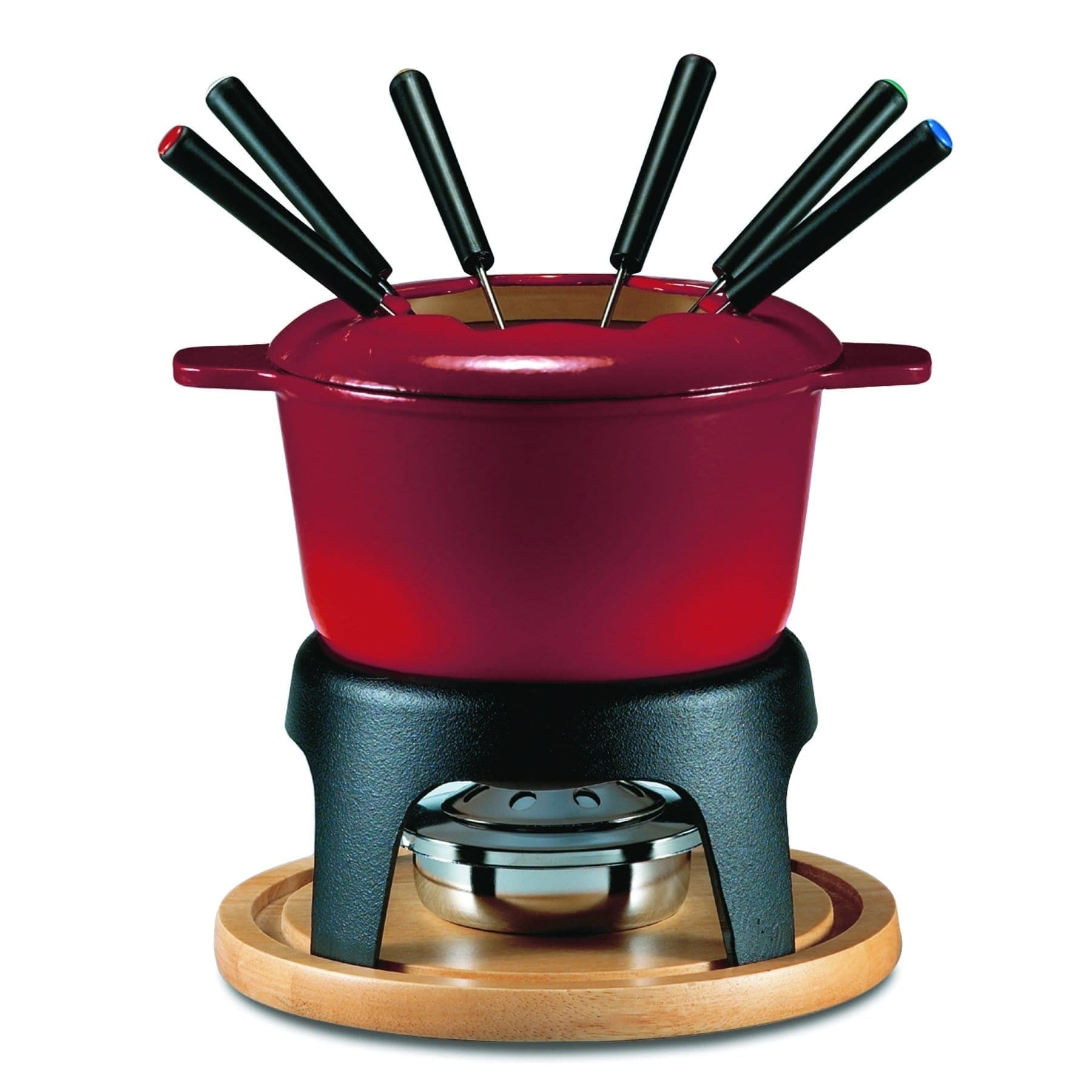 Swissmar Fondue Set Swissmar Sierra 11pc Fondue Set Cherry Red