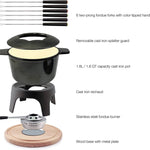 Swissmar Fondue Set Swissmar Sierra 11pc Fondue Set Metallic Black