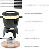 Swissmar Fondue Set Swissmar Sierra 11pc Fondue Set Metallic Black