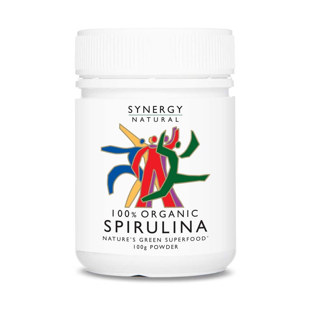 Synergy Natural Vitamins 100g Powder Synergy Natural Organic Spirulina Powder