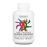 Synergy Natural Vitamins 500 Tablets Synergy Natural Organic Super Greens Tablets (Spirulina, Chlorella, Barley Grass & Wheat Grass)