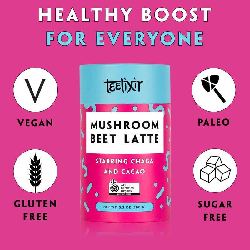 Teelixir Functional Foods Teelixir Mushroom Beet Latte 100g