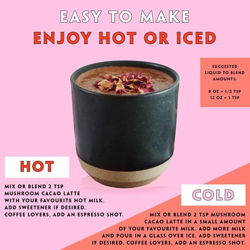 Teelixir Functional Foods Teelixir Mushroom Cacao Latte 100g