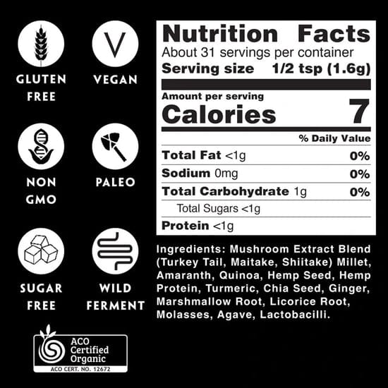 Teelixir Functional Foods Teelixir Mushroom Probiotic