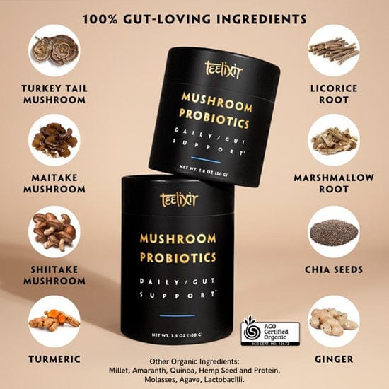 Teelixir Functional Foods Teelixir Mushroom Probiotic