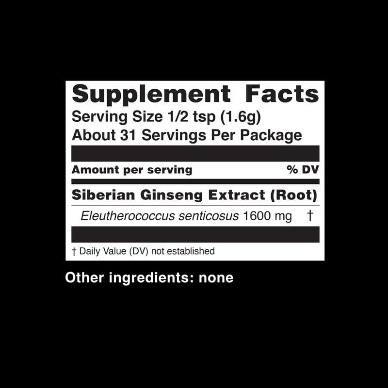 Teelixir Vitamins & Supplements Teelixir Siberian Ginseng (Energy Stamina) 50g
