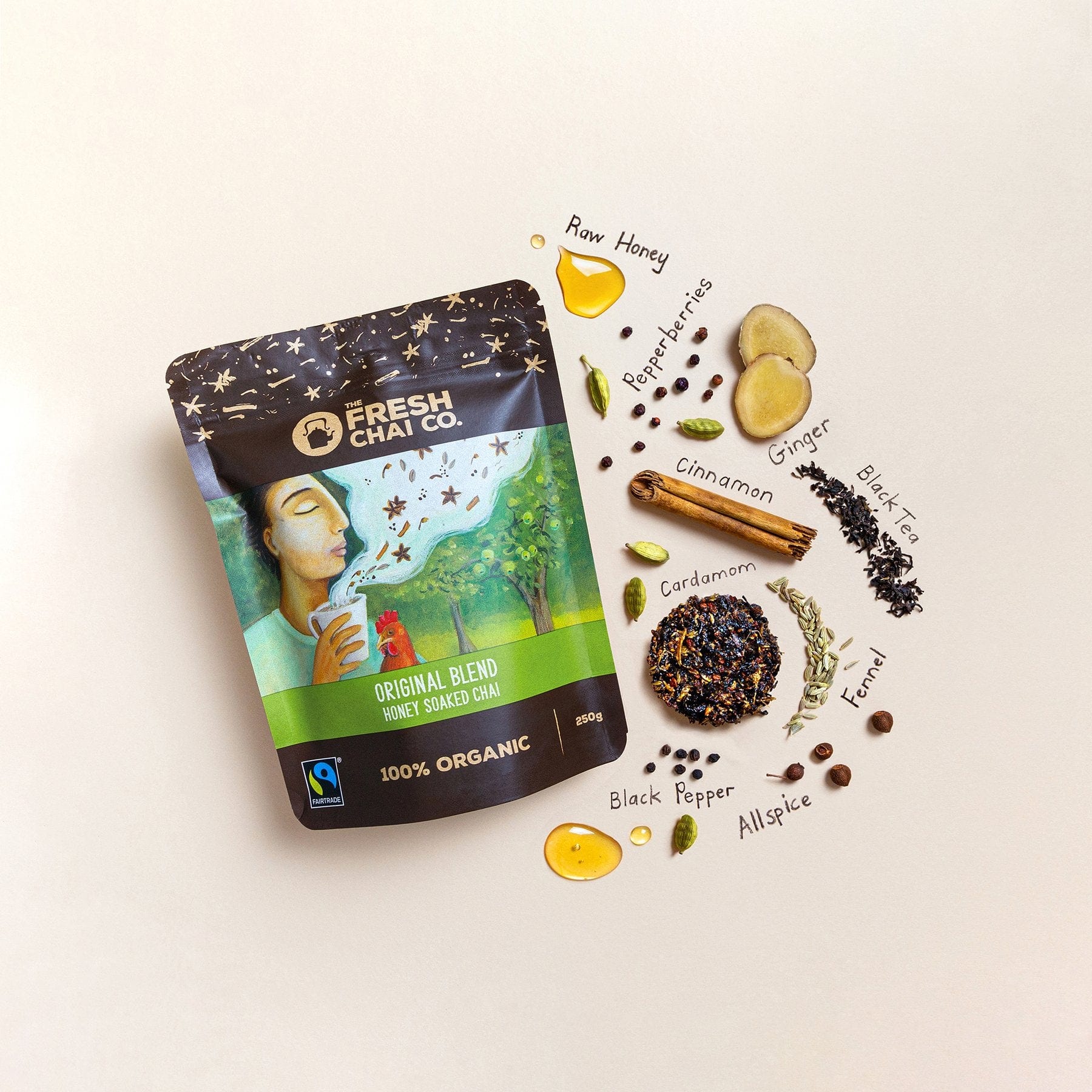 The Fresh Chai Co. Tea & Infusions The Fresh Chai Co. Original Blend Honey Soaked Chai