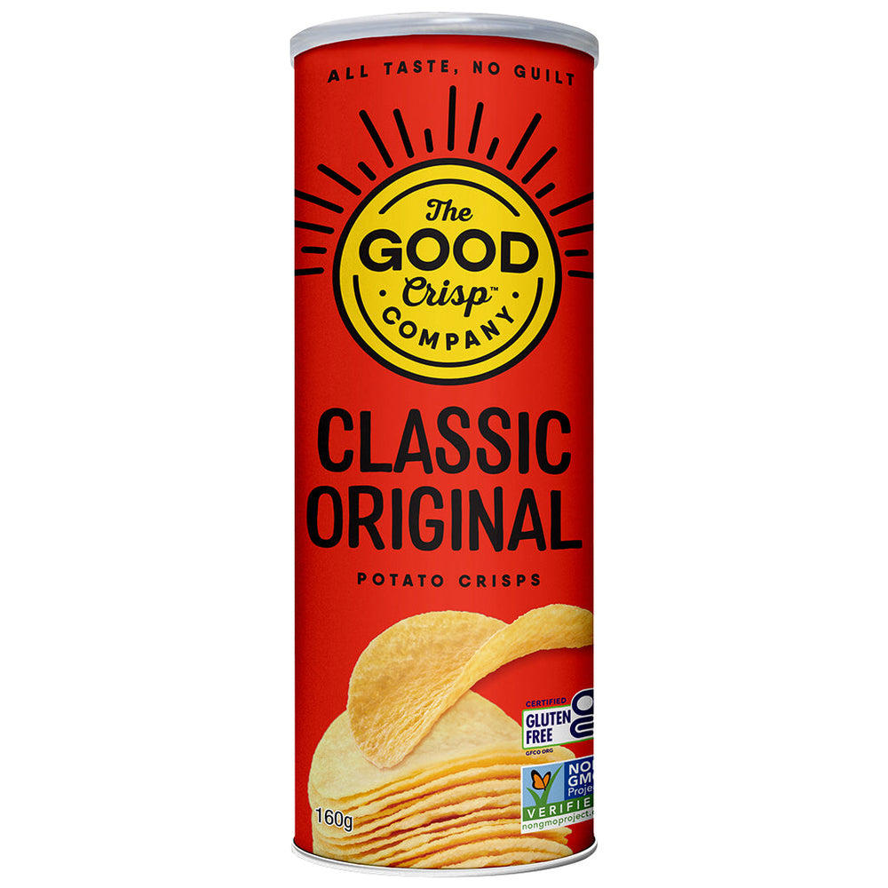 the good crisp company potato crisps classic original 160g