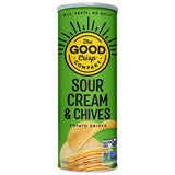The Good Crisp Company Snack Foods 1 x 160g The Good Crisp Company Potato Crisps Sour Cream & Chives