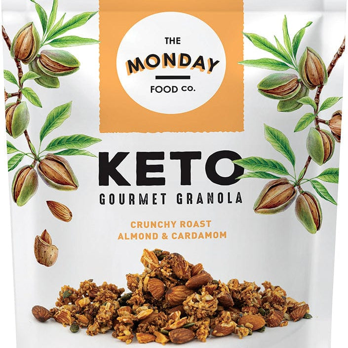 The Monday Food Co Cereal & Granola 800g The Monday Food Co Keto Gourmet Granola Crunchy Roast Almond & Cardamon