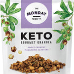 The Monday Food Co Cereal & Granola 800g The Monday Food Co Keto Gourmet Granola Sweet Crunchy Macadamia Clusters