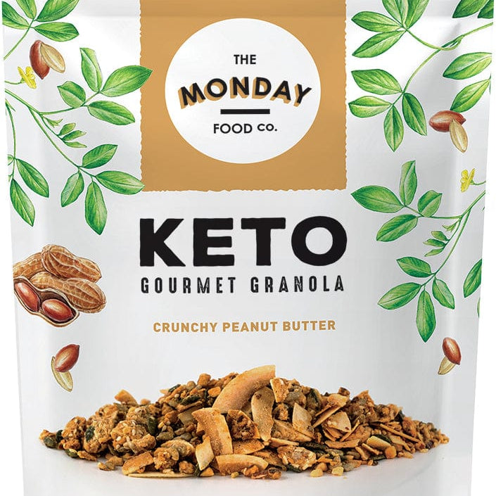 THE MONDAY FOOD CO Cereal & Granola 800gms THE MONDAY FOOD CO Keto Granola Crunchy Peanut Butter Vegan