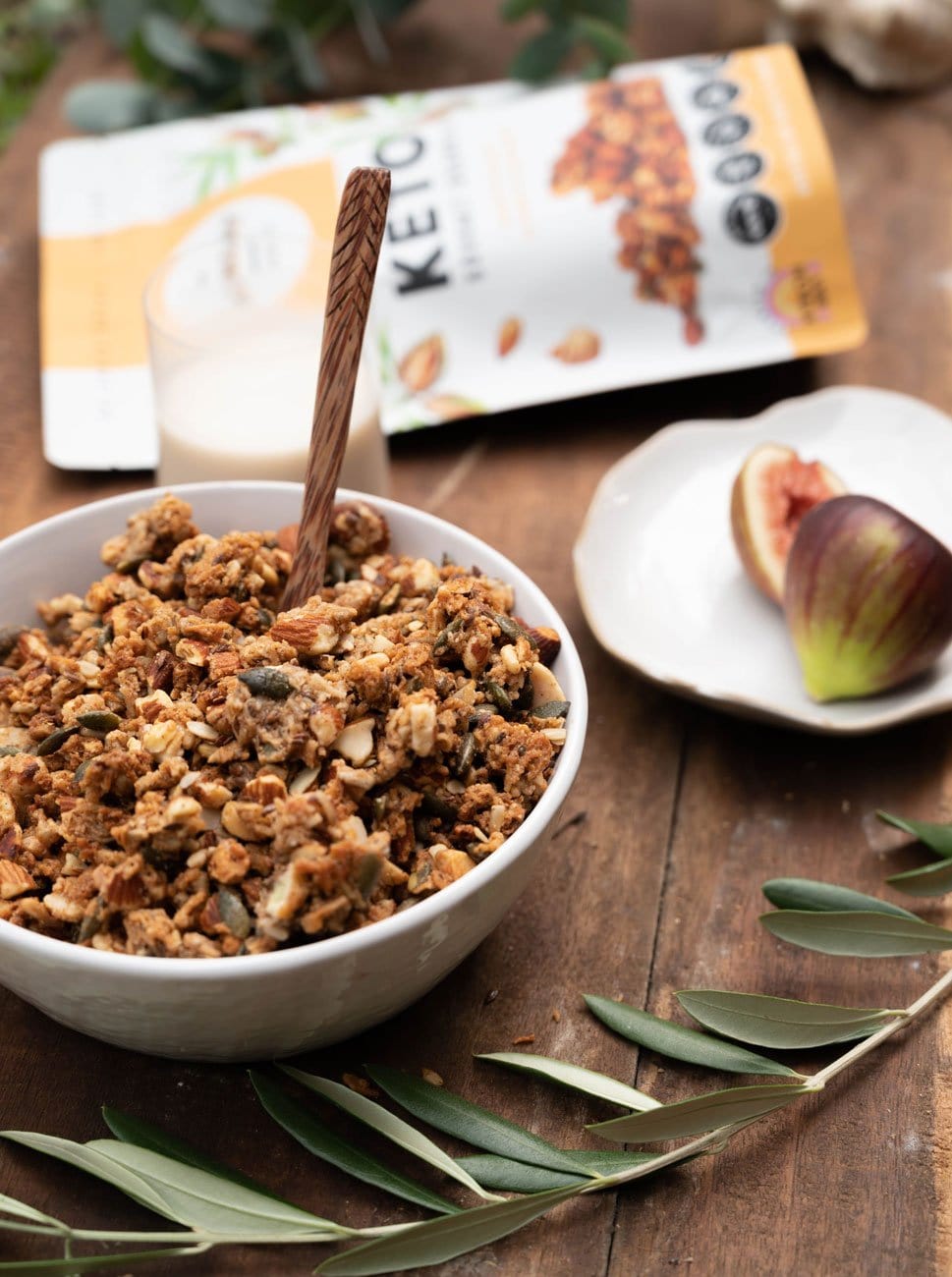 The Monday Food Co Cereal & Granola The Monday Food Co Keto Gourmet Granola Crunchy Roast Almond & Cardamon