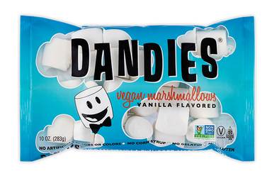 dandies vegan vanilla marshmallows 283g regular size