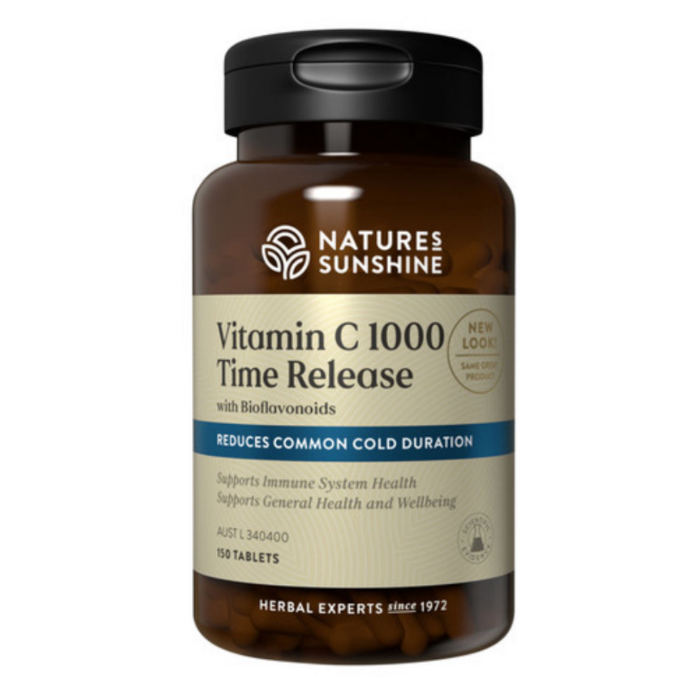 nature's sunshine vitamin c 1000mg timed release 150t