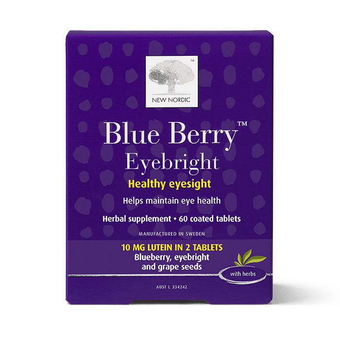 new nordic blue berry eyebright 60 tablets
