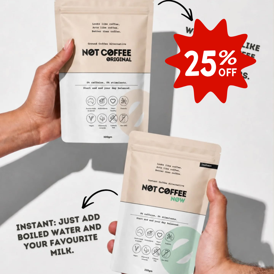Not Coffee promotional brand banner