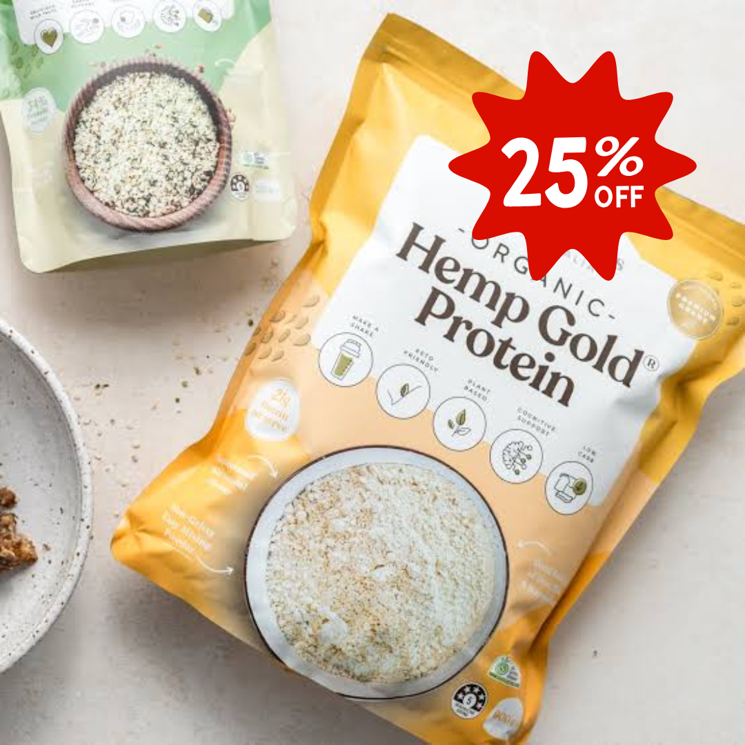 Hemp Foods Australia promotional brand banner