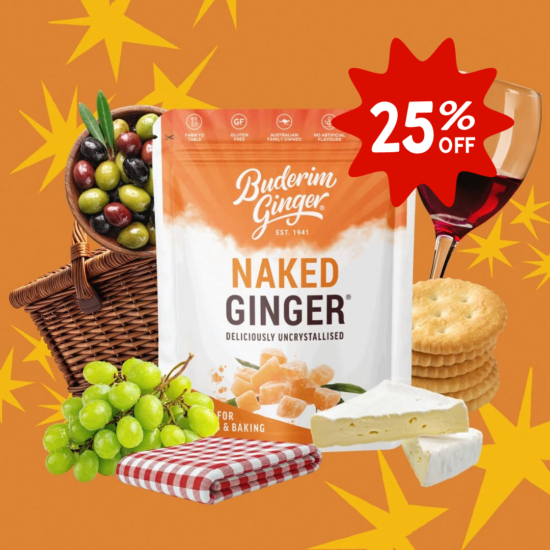 Buderim Ginger promotional brand banner